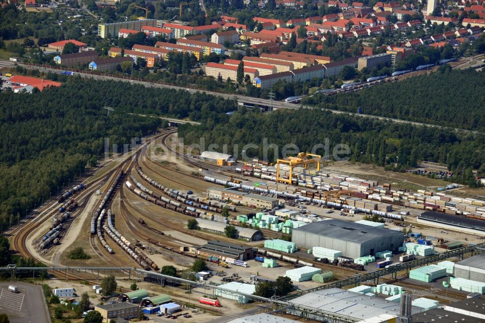 Luftbild Schwarzheide - Werksgelände der BASF Schwarzheide GmbH im Bundesland Brandenburg