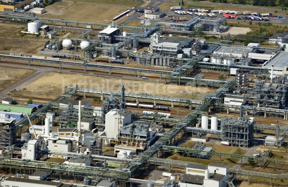 Luftaufnahme Schwarzheide - Werksgelände der BASF Schwarzheide GmbH im Bundesland Brandenburg