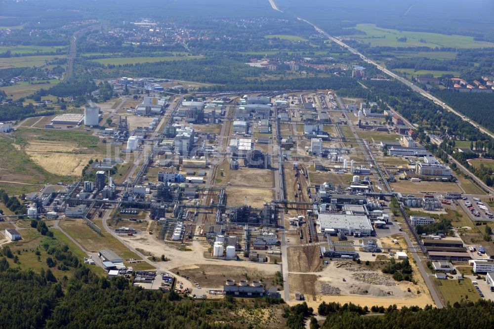 Luftbild Schwarzheide - Werksgelände der BASF Schwarzheide GmbH im Bundesland Brandenburg