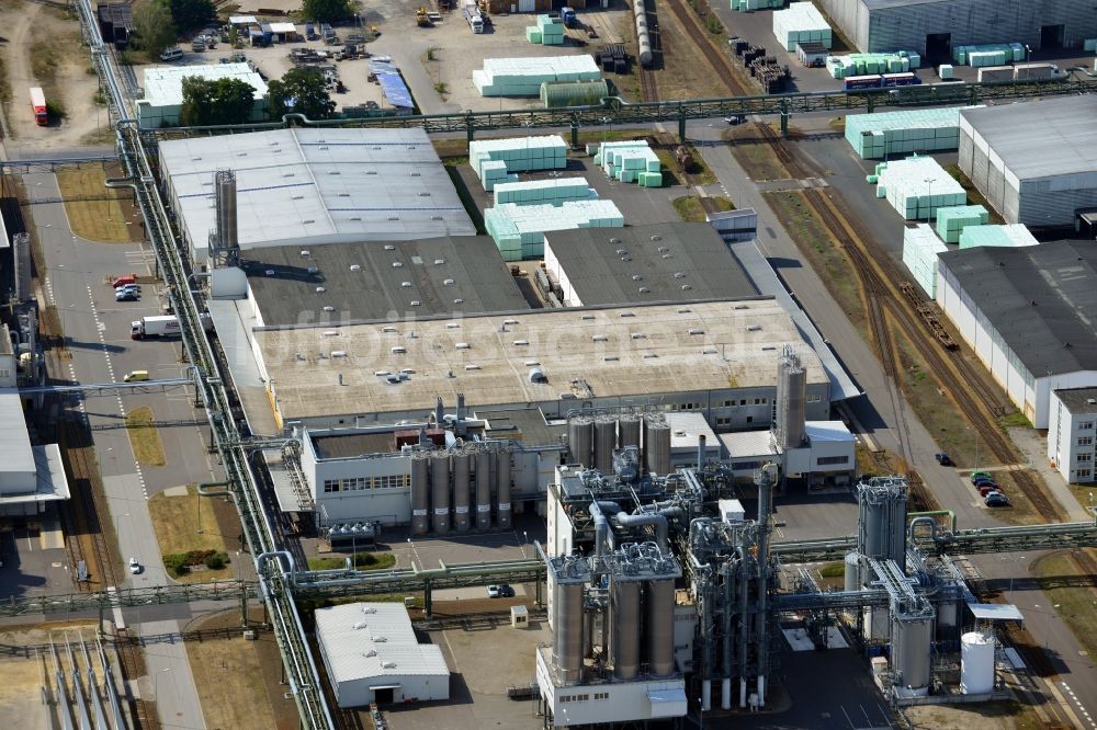 Luftbild Schwarzheide - Werksgelände der BASF Schwarzheide GmbH im Bundesland Brandenburg