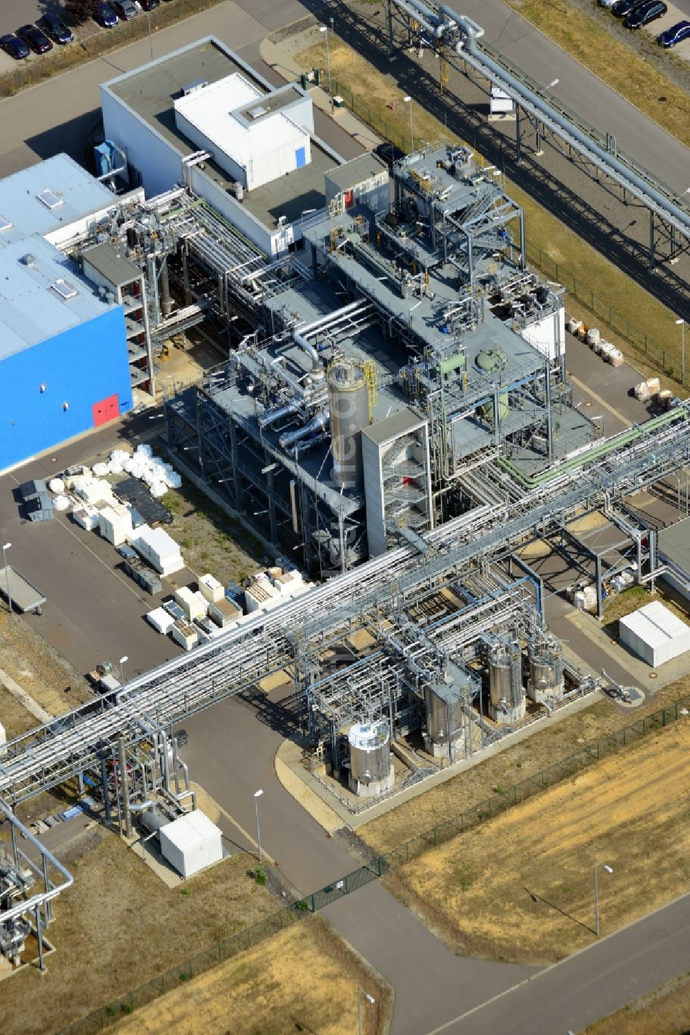 Luftbild Schwarzheide - Werksgelände der BASF Schwarzheide GmbH im Bundesland Brandenburg