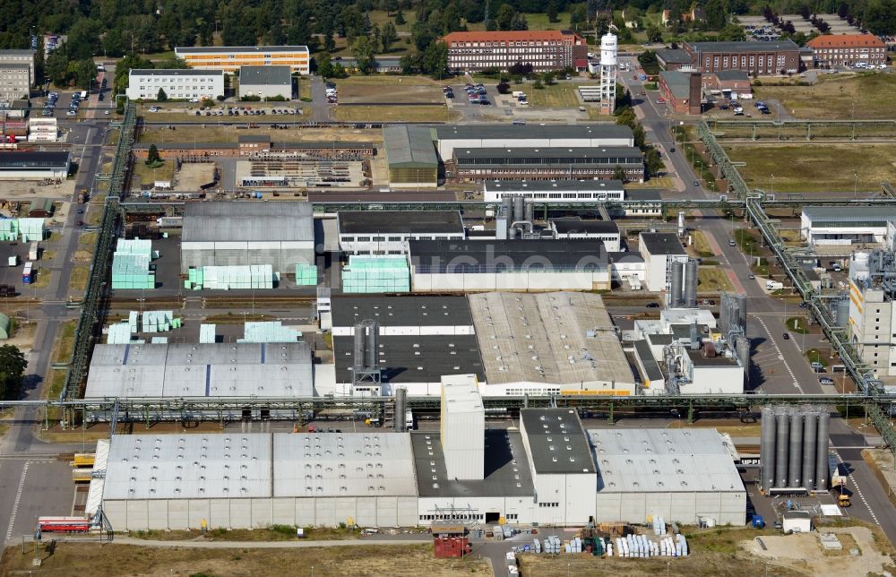 Luftbild Schwarzheide - Werksgelände der BASF Schwarzheide GmbH im Bundesland Brandenburg