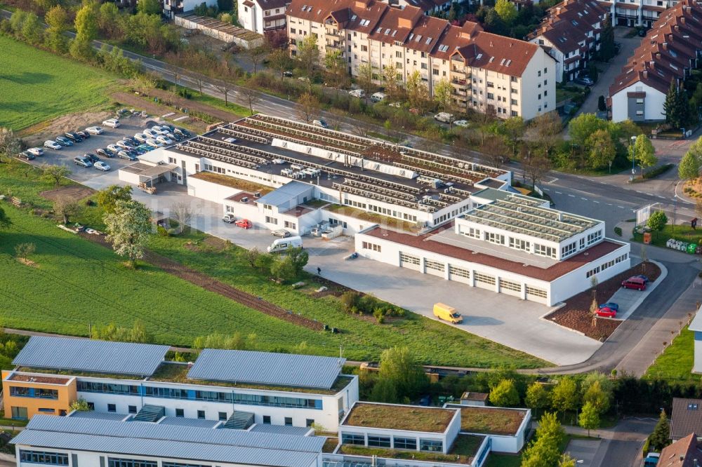 Waldbronn aus der Vogelperspektive: Werksgelände der Bäckerei-Konditorei Richard Nussbaumer Waldbronn-Reichenbach im Ortsteil Reichenbach in Waldbronn im Bundesland Baden-Württemberg, Deutschland