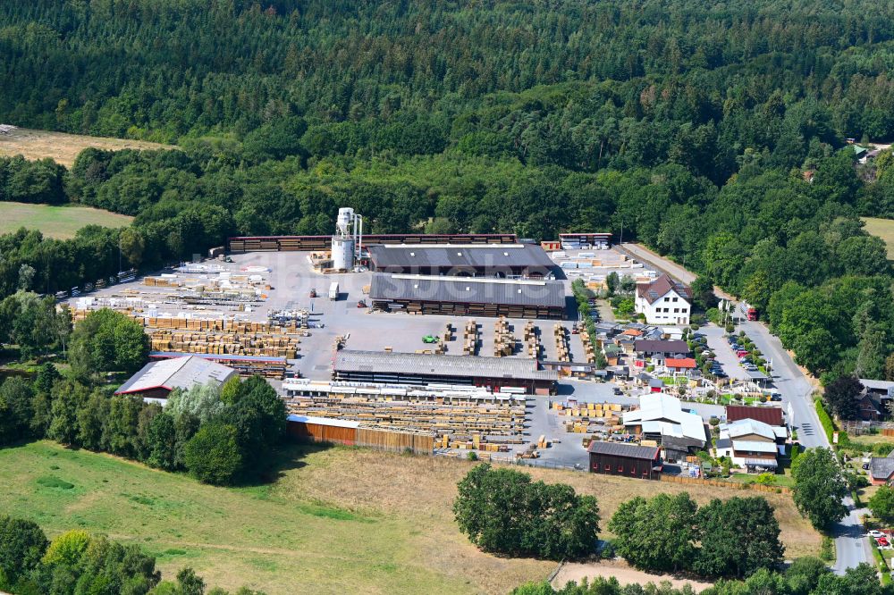 Daldorf aus der Vogelperspektive: Werksgelände der Bernd Jorkisch GmbH & Co. KG in Daldorf im Bundesland Schleswig-Holstein, Deutschland