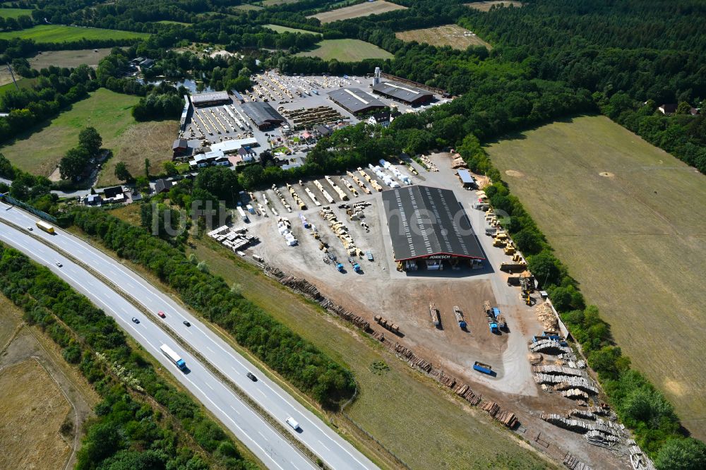 Luftaufnahme Daldorf - Werksgelände der Bernd Jorkisch GmbH & Co. KG in Daldorf im Bundesland Schleswig-Holstein, Deutschland