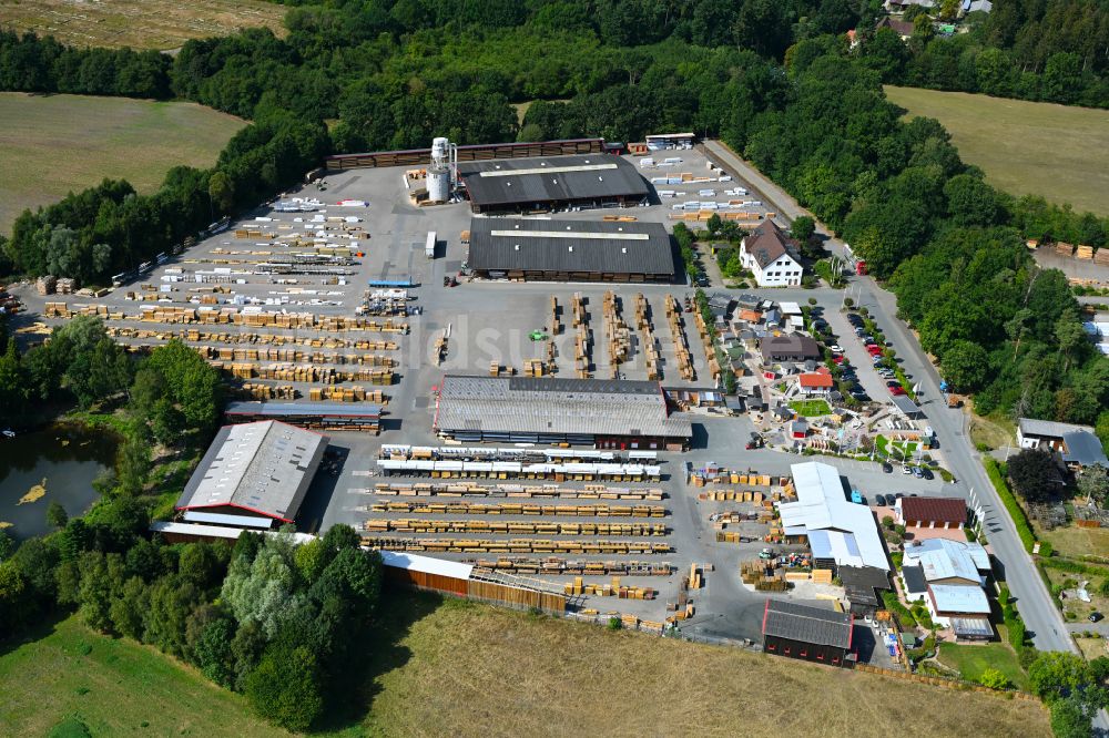 Luftaufnahme Daldorf - Werksgelände der Bernd Jorkisch GmbH & Co. KG in Daldorf im Bundesland Schleswig-Holstein, Deutschland