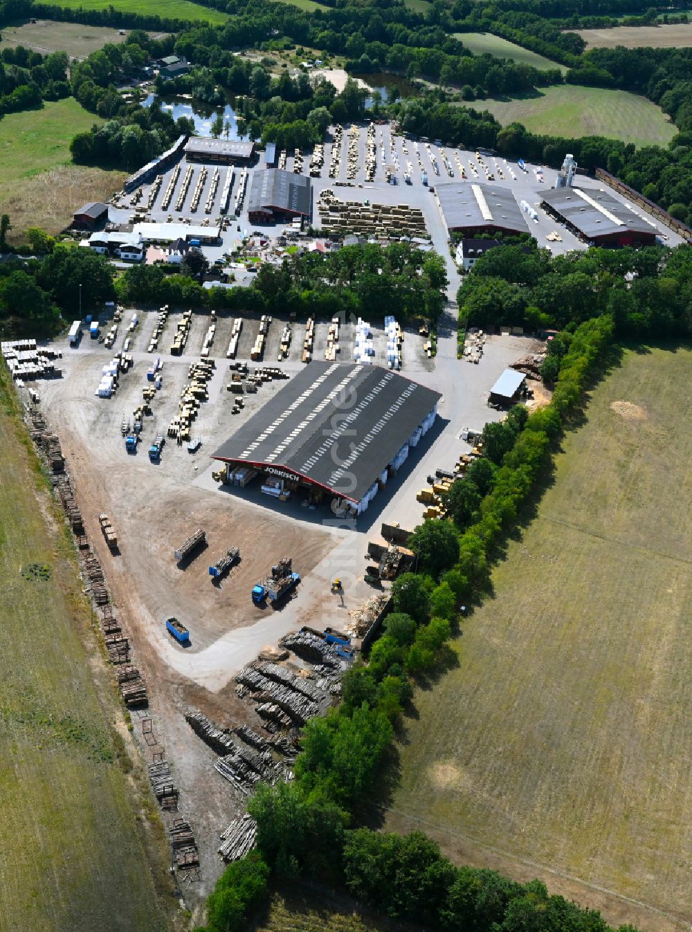 Luftbild Daldorf - Werksgelände der Bernd Jorkisch GmbH & Co. KG in Daldorf im Bundesland Schleswig-Holstein, Deutschland