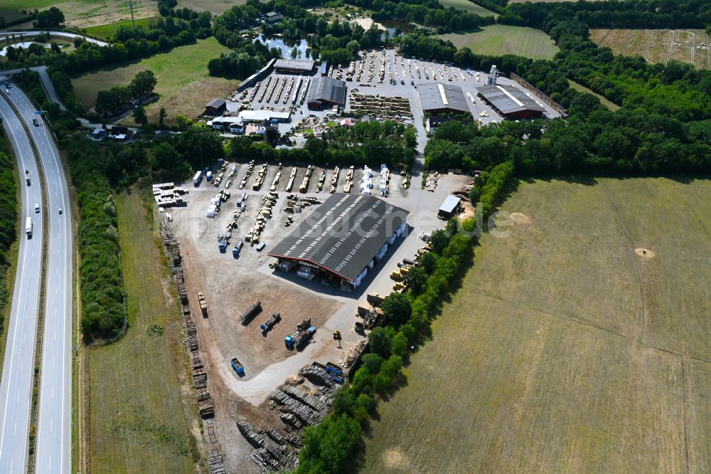 Luftaufnahme Daldorf - Werksgelände der Bernd Jorkisch GmbH & Co. KG in Daldorf im Bundesland Schleswig-Holstein, Deutschland