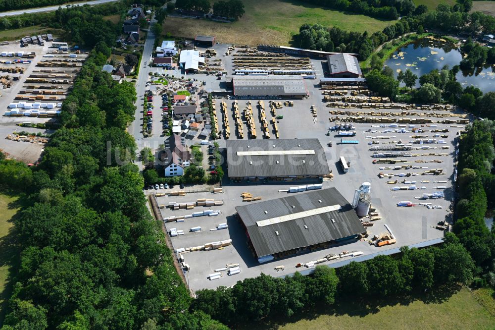 Daldorf von oben - Werksgelände der Bernd Jorkisch GmbH & Co. KG in Daldorf im Bundesland Schleswig-Holstein, Deutschland