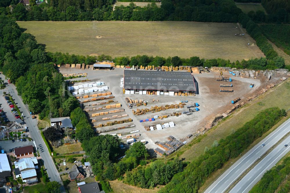 Luftaufnahme Daldorf - Werksgelände der Bernd Jorkisch GmbH & Co. KG in Daldorf im Bundesland Schleswig-Holstein, Deutschland