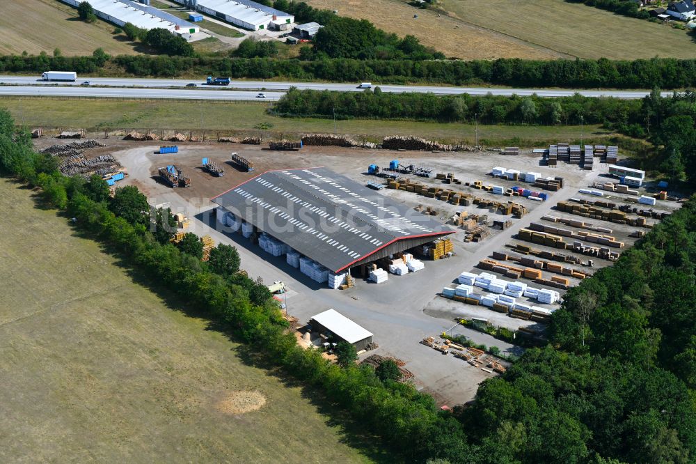 Daldorf von oben - Werksgelände der Bernd Jorkisch GmbH & Co. KG in Daldorf im Bundesland Schleswig-Holstein, Deutschland