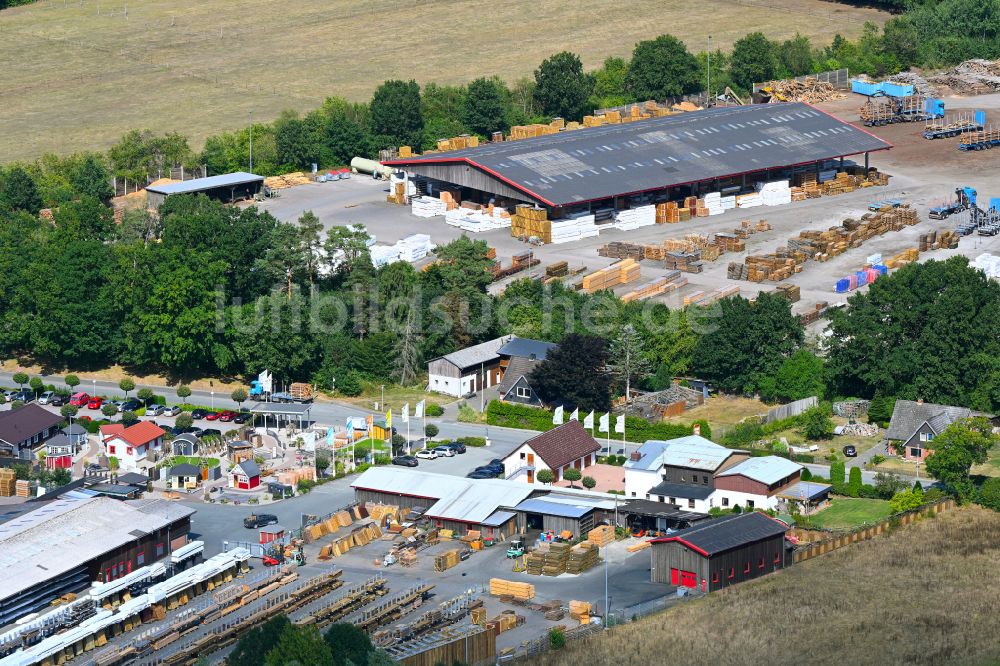 Daldorf von oben - Werksgelände der Bernd Jorkisch GmbH & Co. KG in Daldorf im Bundesland Schleswig-Holstein, Deutschland