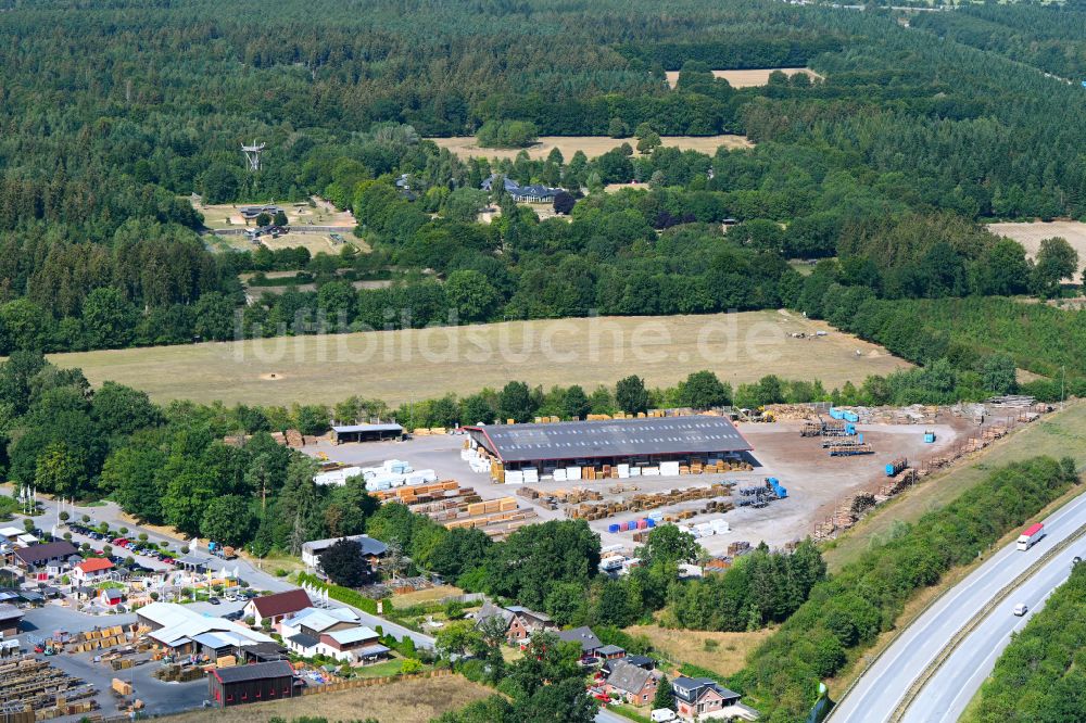 Daldorf aus der Vogelperspektive: Werksgelände der Bernd Jorkisch GmbH & Co. KG in Daldorf im Bundesland Schleswig-Holstein, Deutschland