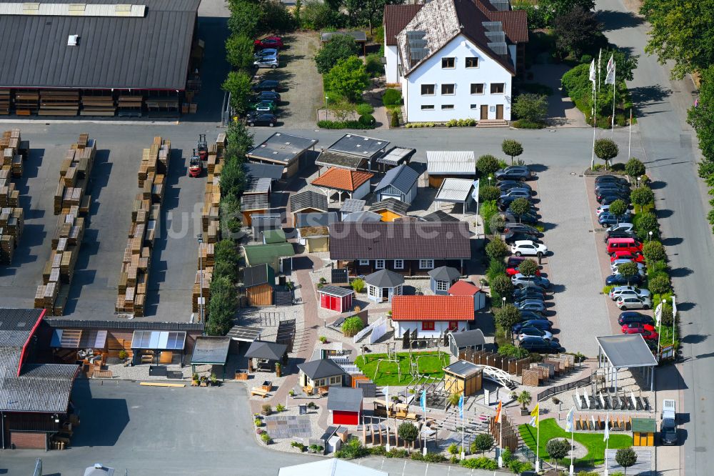 Luftaufnahme Daldorf - Werksgelände der Bernd Jorkisch GmbH & Co. KG in Daldorf im Bundesland Schleswig-Holstein, Deutschland