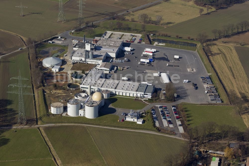 Luftaufnahme Marl - Werksgelände des Biodiesel Produzenten Refood GmbH & Co.kg an der Rennbachstraße in Marl im Ruhrgebiet in Nordrhein-Westfalen NRW