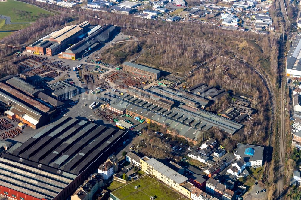 Luftbild Bochum - Werksgelände der Bochumer Verein Verkehrstechnik GmbH in Bochum im Bundesland Nordrhein-Westfalen, Deutschland