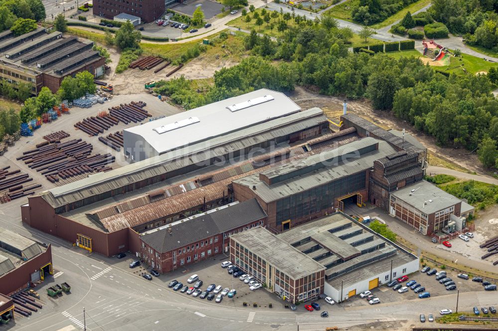 Luftaufnahme Bochum - Werksgelände der Bochumer Verein Verkehrstechnik GmbH in Bochum im Bundesland Nordrhein-Westfalen, Deutschland