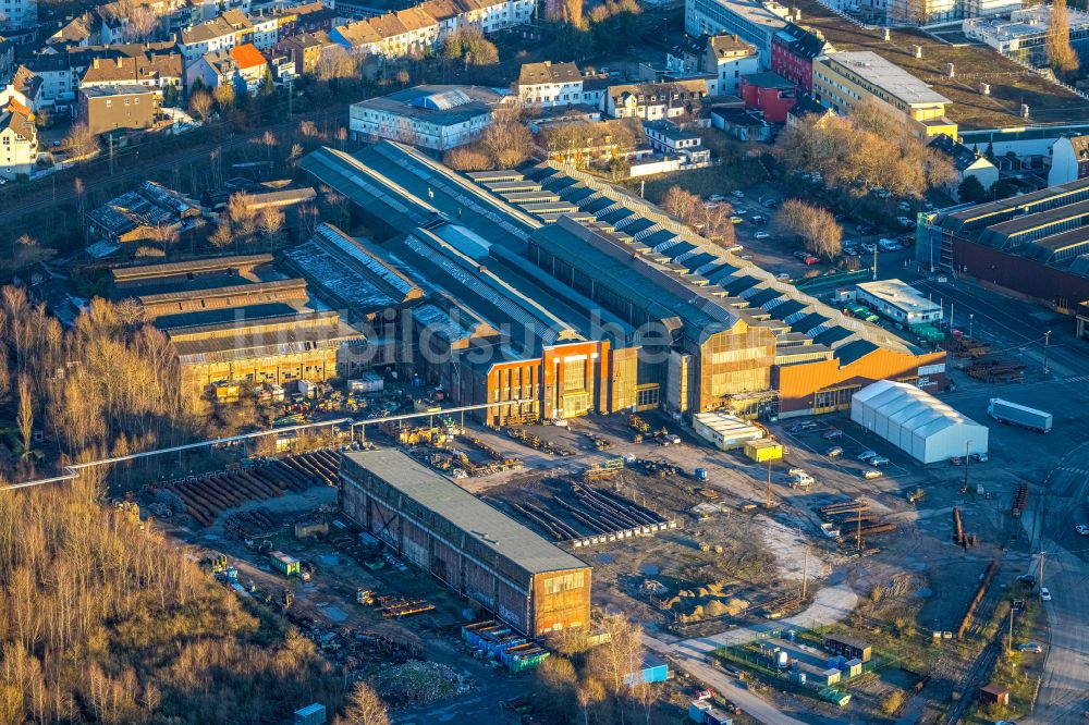 Bochum von oben - Werksgelände der Bochumer Verein Verkehrstechnik GmbH in Bochum im Bundesland Nordrhein-Westfalen, Deutschland