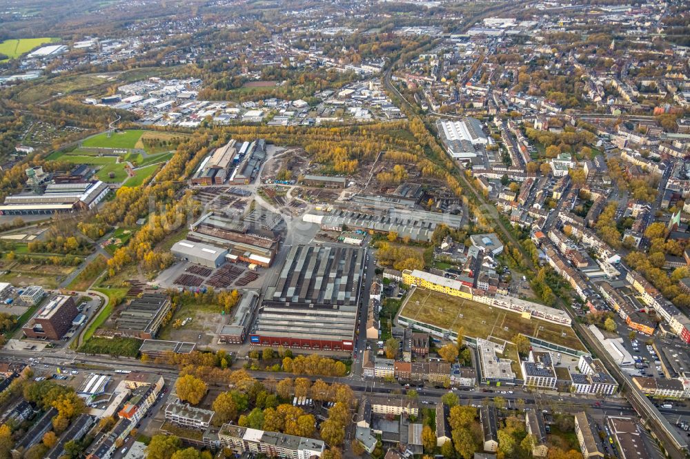 Luftaufnahme Bochum - Werksgelände der Bochumer Verein Verkehrstechnik GmbH in Bochum im Bundesland Nordrhein-Westfalen, Deutschland