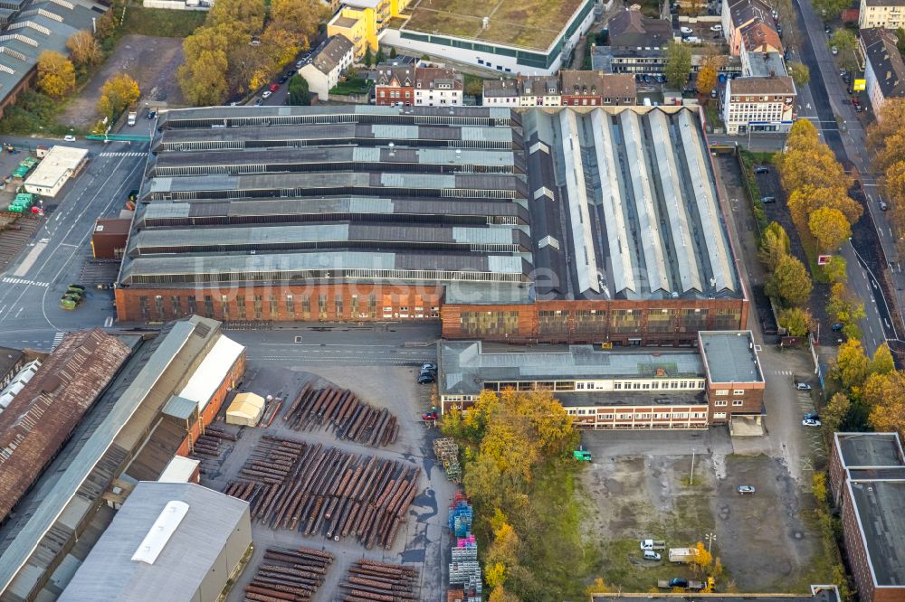 Bochum von oben - Werksgelände der Bochumer Verein Verkehrstechnik GmbH in Bochum im Bundesland Nordrhein-Westfalen, Deutschland