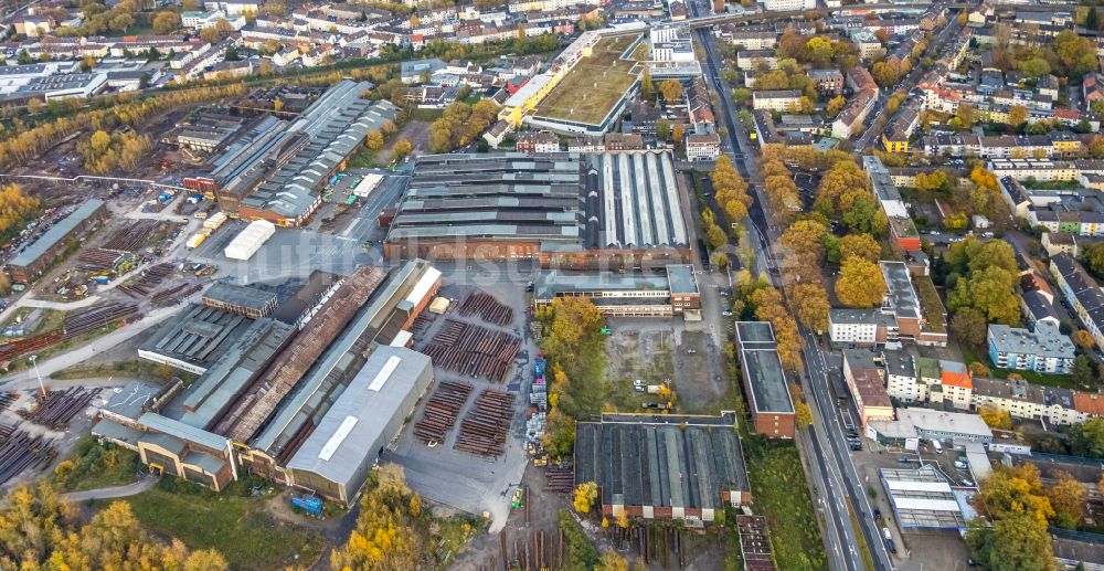 Bochum aus der Vogelperspektive: Werksgelände der Bochumer Verein Verkehrstechnik GmbH in Bochum im Bundesland Nordrhein-Westfalen, Deutschland