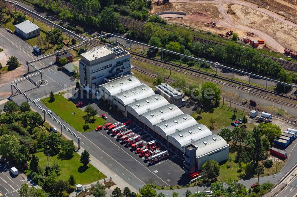 Luftbild Ingelheim am Rhein - Werksgelände der Boehringer Ingelheim Pharma GmbH & Co. KG in Ingelheim am Rhein im Bundesland Rheinland-Pfalz, Deutschland