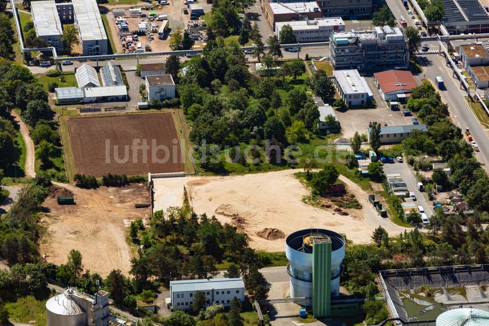 Luftbild Ingelheim am Rhein - Werksgelände der Boehringer Ingelheim Pharma GmbH & Co. KG in Ingelheim am Rhein im Bundesland Rheinland-Pfalz, Deutschland