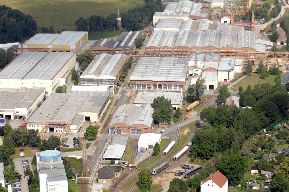 Luftaufnahme Görlitz - Werksgelände der Bombardier Transportation in Görlitz