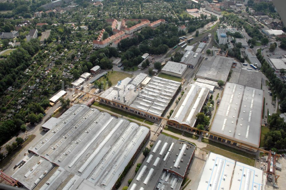 Luftaufnahme Görlitz - Werksgelände der Bombardier Transportation in Görlitz