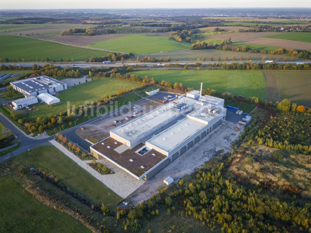 Luftaufnahme Wilsdruff - Werksgelände B. Braun Avitum Saxonia in Wilsdruff im Bundesland Sachsen, Deutschland