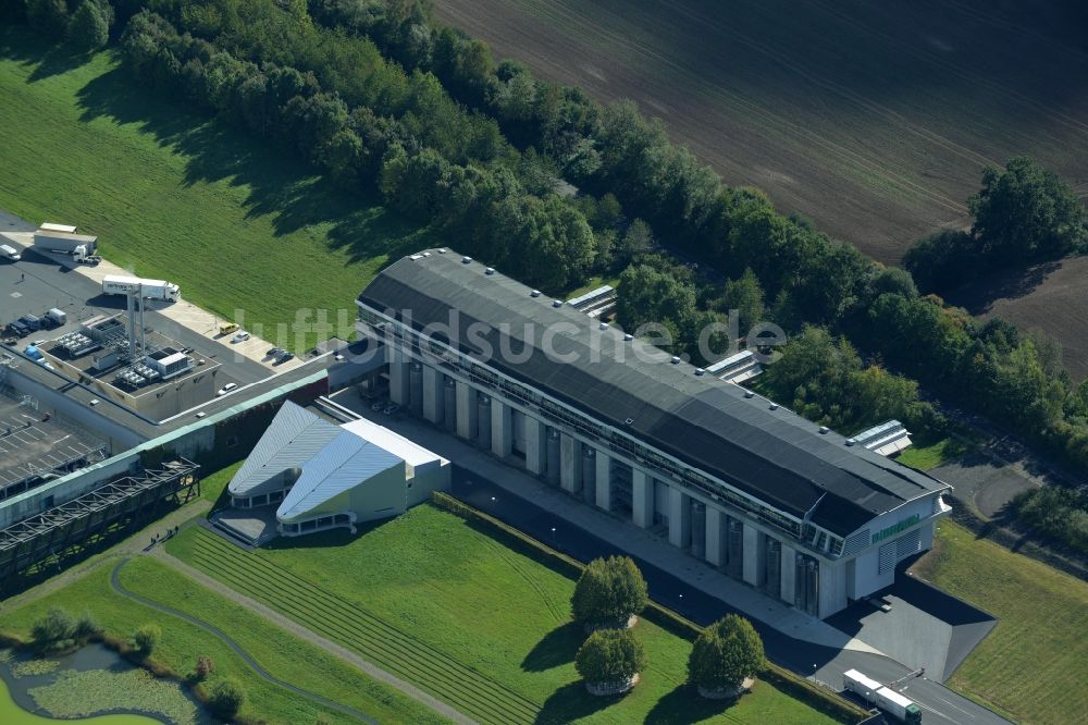 Luftaufnahme Melsungen - Werksgelände der B. Braun Melsungen AG in Melsungen im Bundesland Hessen