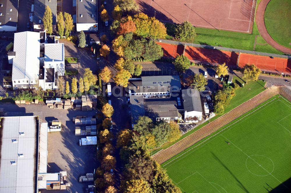 Hamburg aus der Vogelperspektive: Werksgelände der BRUNS & MÖLLENDORFF GMBH & CO. KG an der Waidmannstrasse im Ortsteil Altona in Hamburg, Deutschland