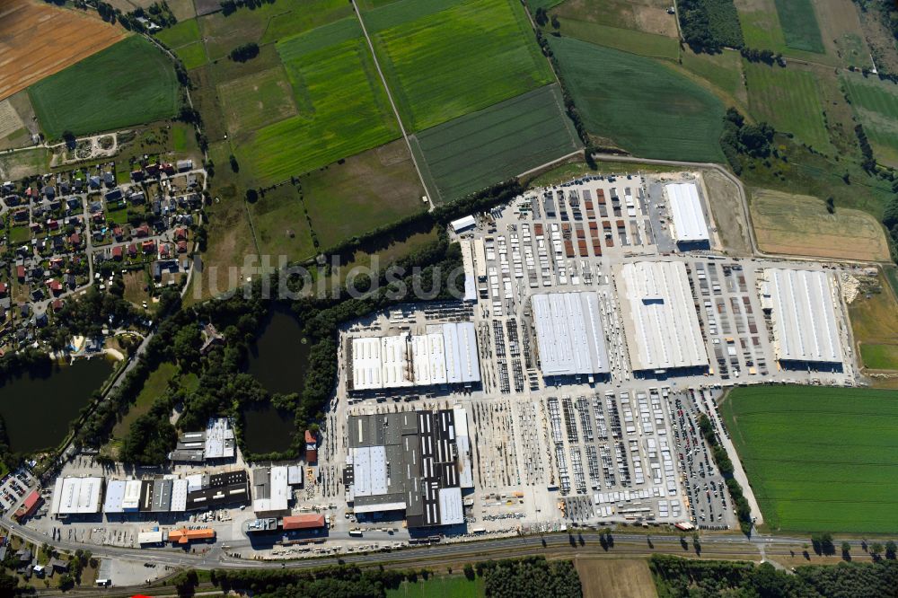 Luftaufnahme Wittingen - Werksgelände der H. Butting GmbH & Co. KG im Ortsteil Knesebeck in Wittingen im Bundesland Niedersachsen, Deutschland