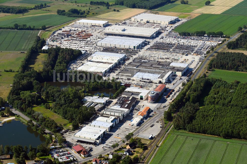 Luftbild Wittingen - Werksgelände der H. Butting GmbH & Co. KG im Ortsteil Knesebeck in Wittingen im Bundesland Niedersachsen, Deutschland