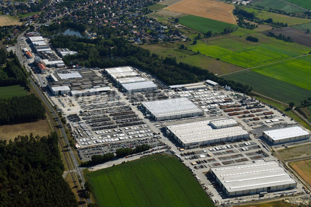 Luftaufnahme Wittingen - Werksgelände der H. Butting GmbH & Co. KG im Ortsteil Knesebeck in Wittingen im Bundesland Niedersachsen, Deutschland