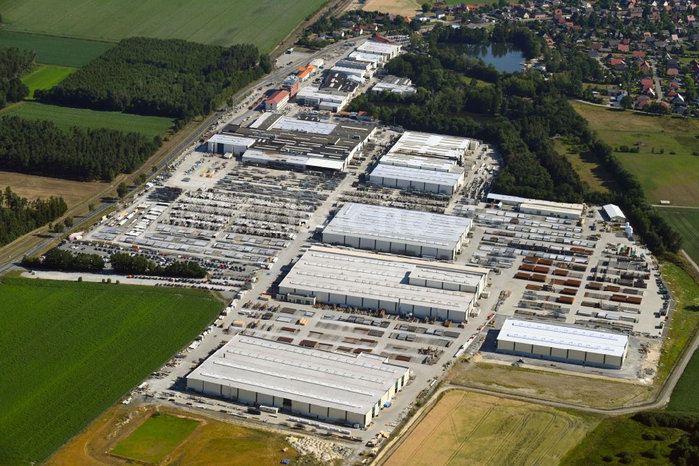 Luftbild Wittingen - Werksgelände der H. Butting GmbH & Co. KG im Ortsteil Knesebeck in Wittingen im Bundesland Niedersachsen, Deutschland