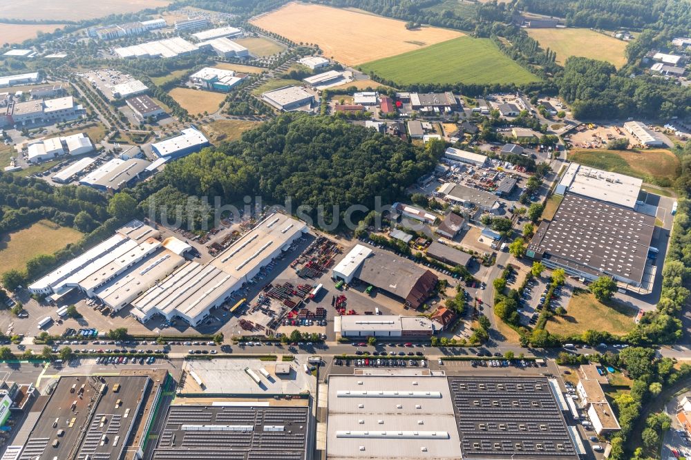 Luftbild Ahlen - Werksgelände der Carl Geringhoff Vertriebsgesellschaft mbH & Co. KG in Ahlen im Bundesland Nordrhein-Westfalen, Deutschland