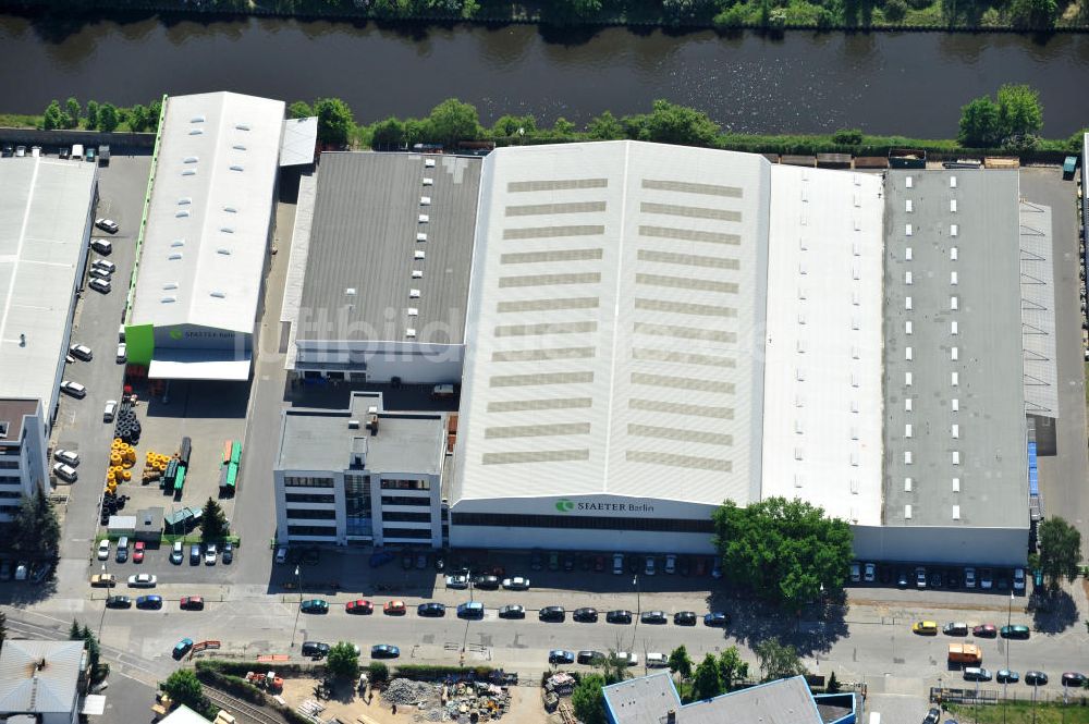 Berlin von oben - Werksgelände der Carl Spaeter GmbH an der Nobelstraße 33 in Berlin