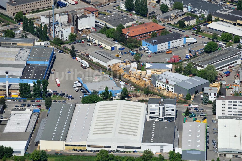 Luftbild Berlin - Werksgelände der Carl Spaeter GmbH an der Nobelstraße 33 in Berlin