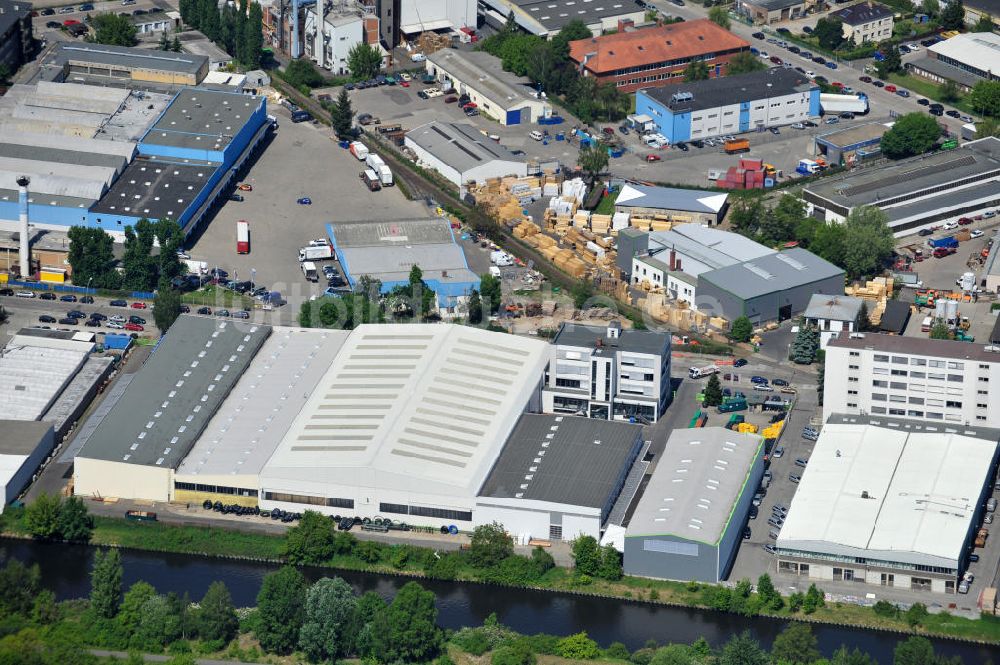 Luftaufnahme Berlin - Werksgelände der Carl Spaeter GmbH an der Nobelstraße 33 in Berlin