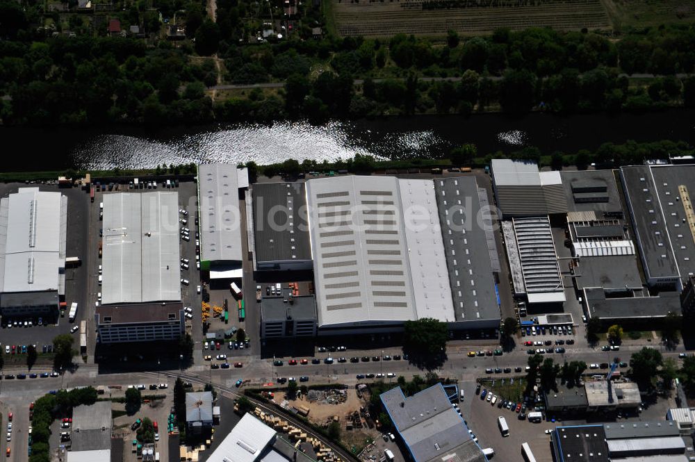 Luftbild Berlin - Werksgelände der Carl Spaeter GmbH an der Nobelstraße 33 in Berlin