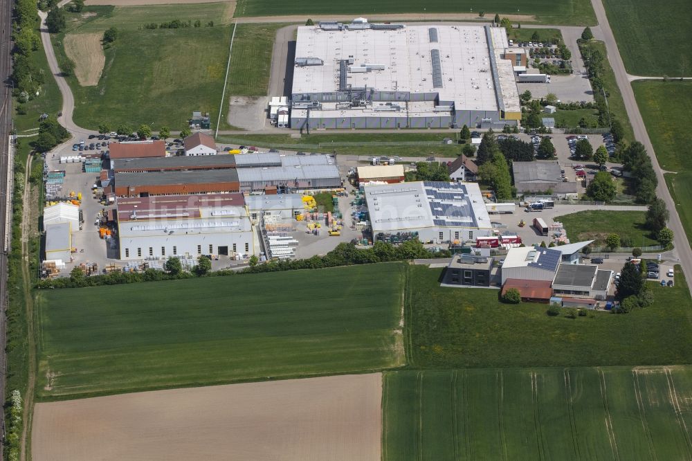 Luftaufnahme Schnelldorf - Werksgelände Cemo GmbH in Schnelldorf im Bundesland Bayern, Deutschland