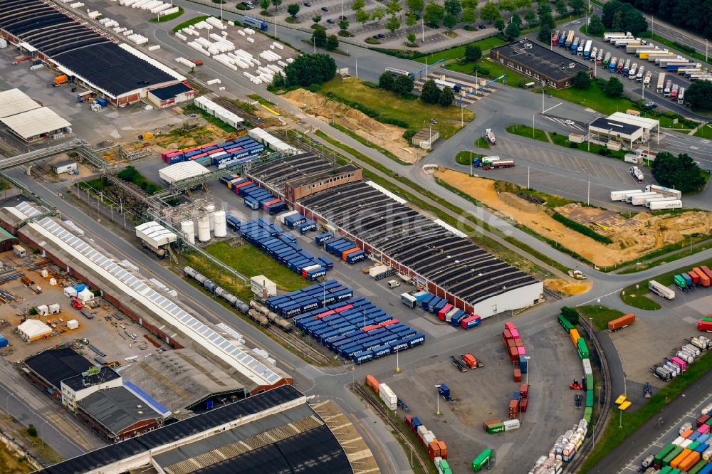 Luftbild Marl - Werksgelände des Chemieproduzenten Chemiepark Marl in Marl im Bundesland Nordrhein-Westfalen, Deutschland