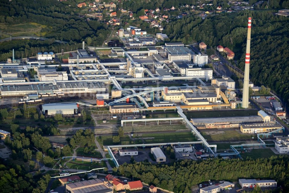 Luftbild Sokolov - Werksgelände des Chemieproduzenten Hexion a.s. in Sokolov in Tschechische Republik