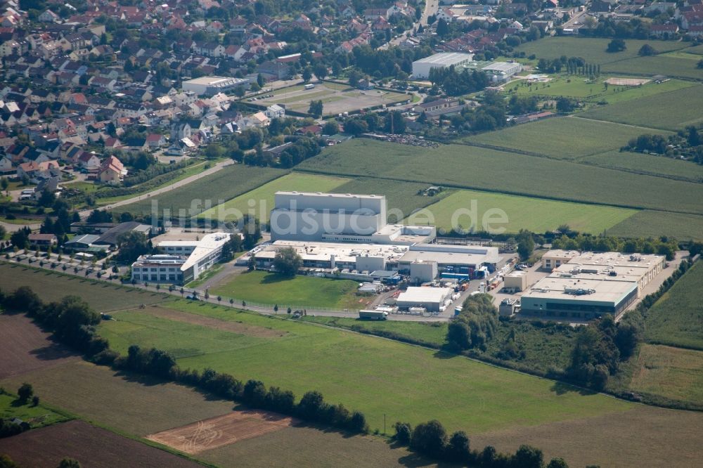 Luftbild Weingarten (Baden) - Werksgelände des Chemieproduzenten KLEBCHEMIE M. G. Becker GmbH & Co. KG in Weingarten (Baden) im Bundesland Baden-Württemberg