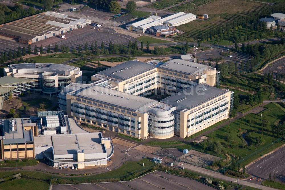 Sandwich von oben - Werksgelände des Chemieproduzenten Pfizer Ltd und Discovery Park in Sandwich in England, Vereinigtes Königreich