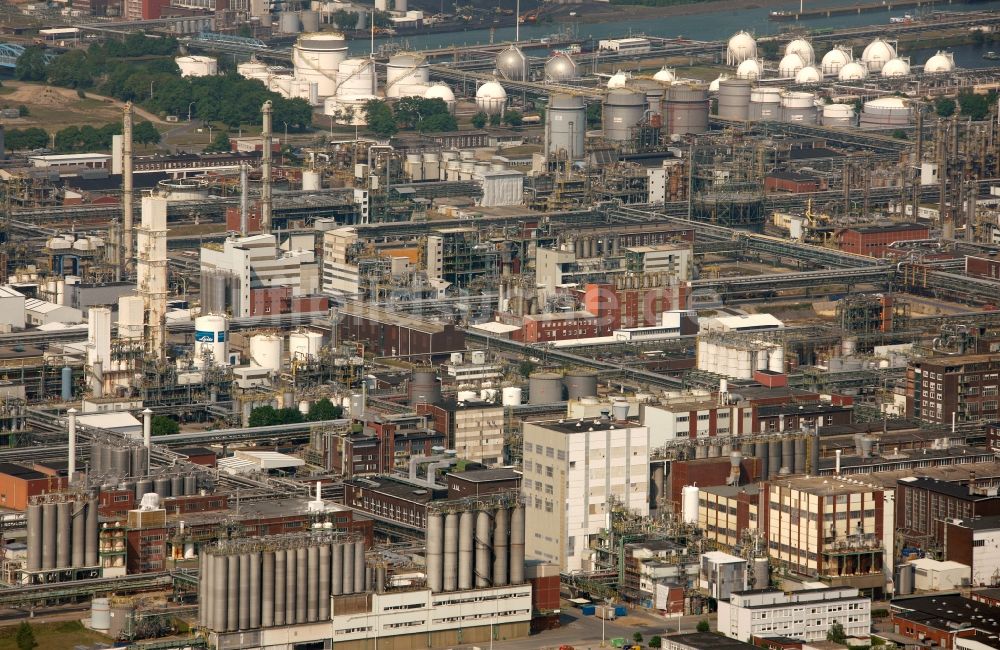 Marl von oben - Werksgelände der Chemische Werke, Standort von Degussa und EVONIK in Marl im Bundesland Nordrhein-Westfalen