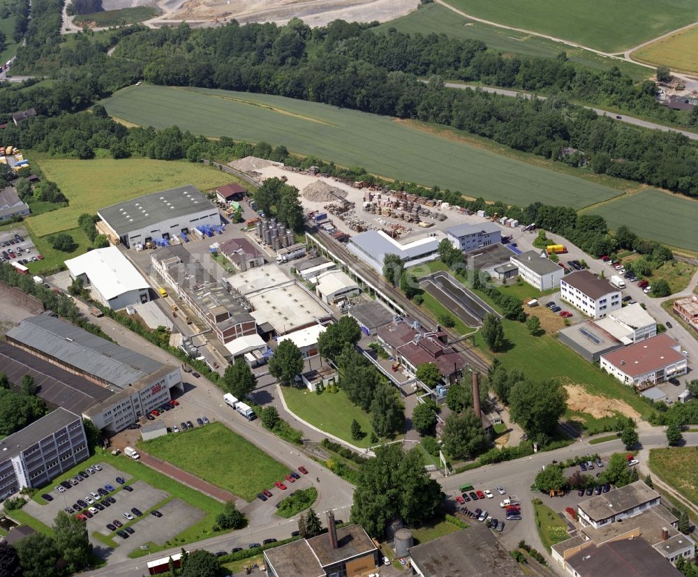 Luftbild Vaihingen an der Enz - Werksgelände der Connect Chemicals Production & Services GmbH im Ortsteil Kleinglattbach in Vaihingen an der Enz im Bundesland Baden-Württemberg, Deutschland