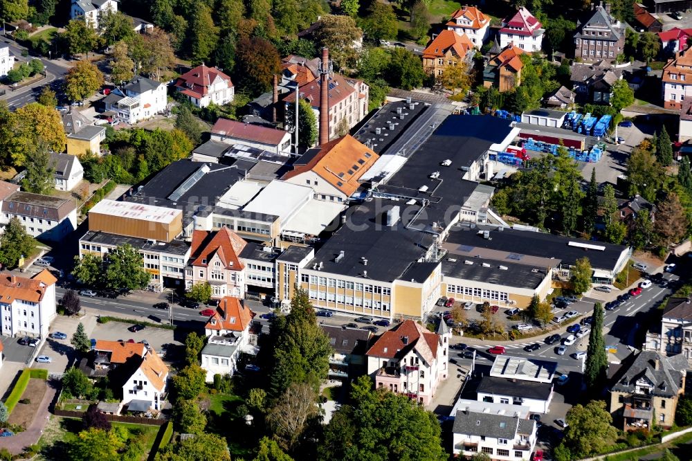 Hann. Münden von oben - Werksgelände der ContiTech MGW GmbH in Hann. Münden im Bundesland Niedersachsen, Deutschland