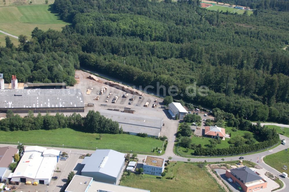 Luftbild Marxzell - Werksgelände der corthum Nordschwarzwald GmbH - corthum Erdenwerk im Ortsteil Pfaffenrot in Marxzell im Bundesland Baden-Württemberg